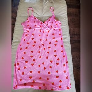 Pink strawberry dress size xlarge